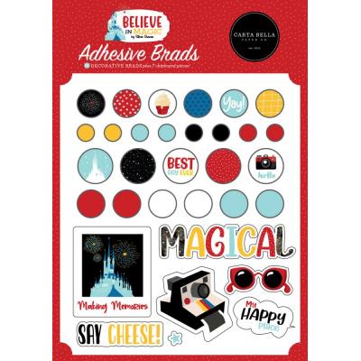Carta Bella Believe In Magic Embellishments - Adhesive Brads